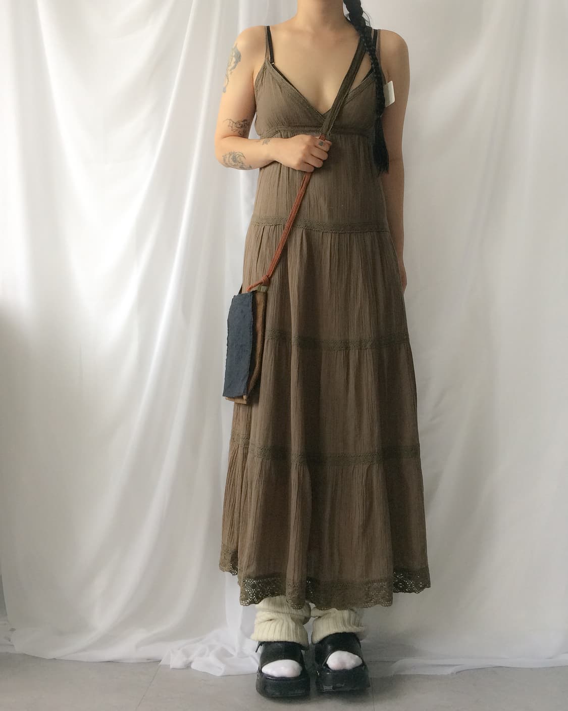 Crochet layer sleeveless onepiece 상품이미지6