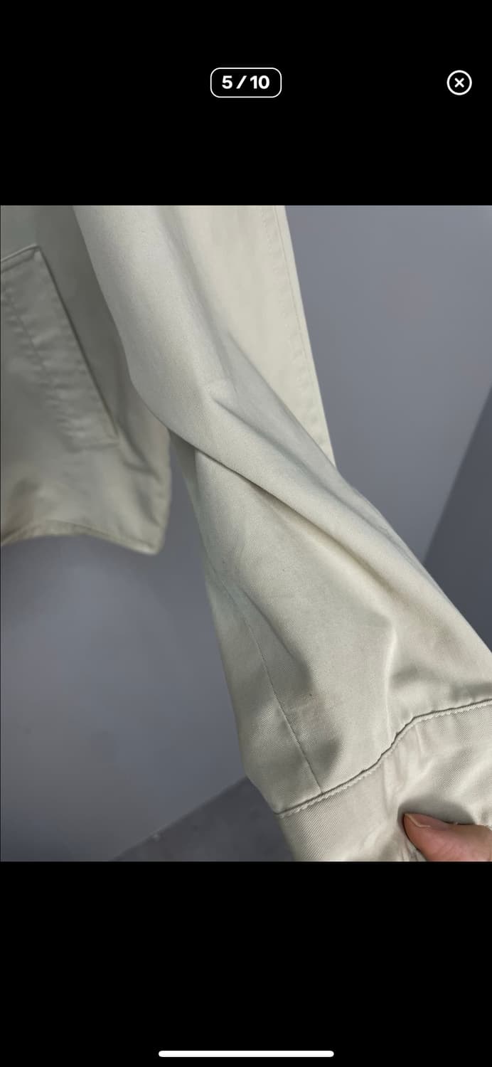 버버리 자수로고 베이지 카라넥 자켓 A3020 상품이미지5