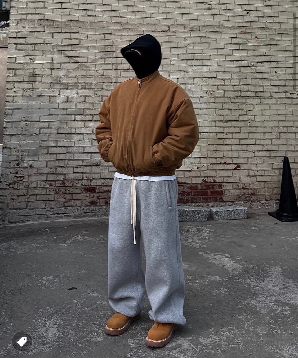 논노드 몰스킨 봄버 (카멜) 상품이미지2