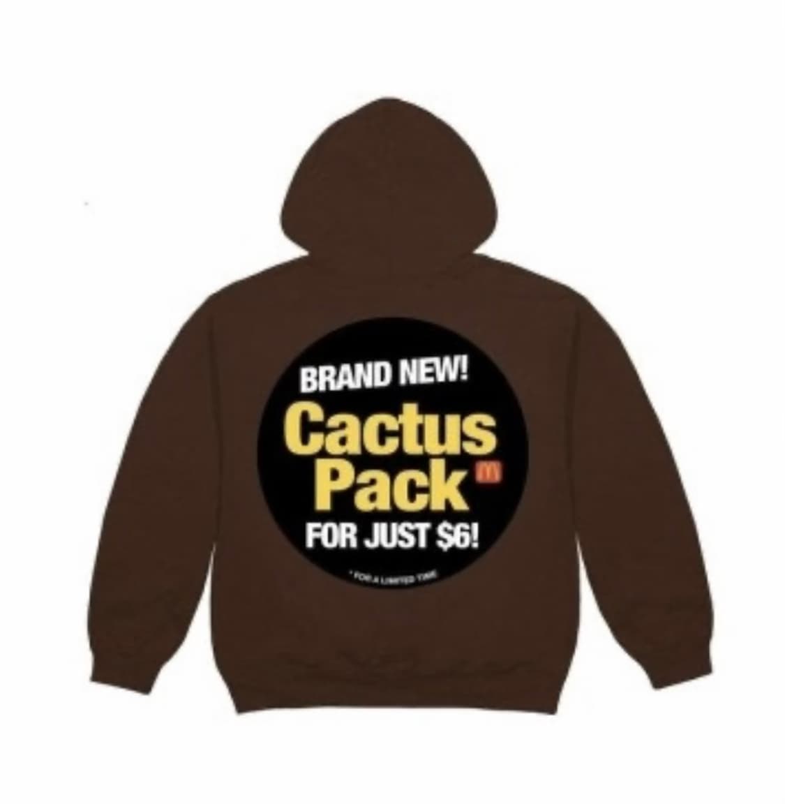 (레어) 캑터스잭 X 맥도날드 브라운 스티커 팩 후드 M 상품이미지2