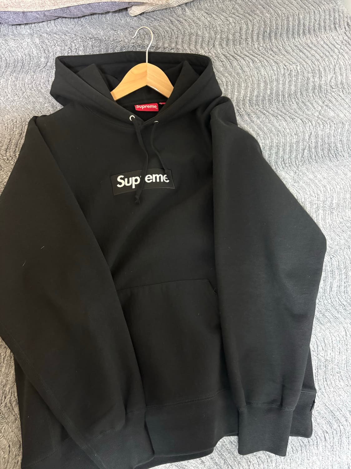 슈프림 박스로고 후드 블랙 L 상품이미지1