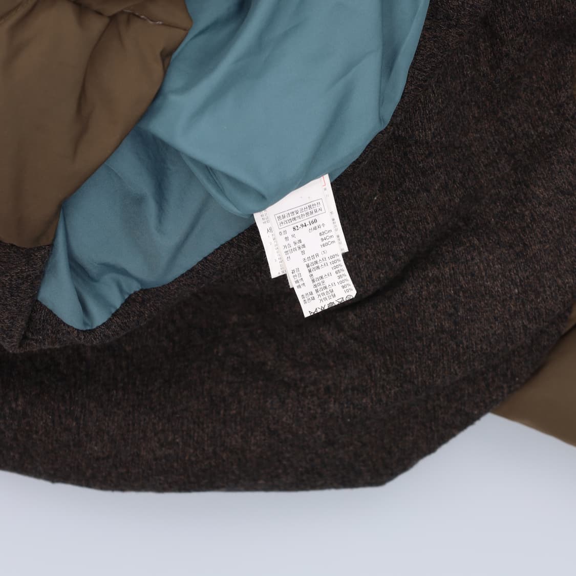 [82-94-160] 한섬시스템 여성 구스패딩 1229H1 상품이미지5