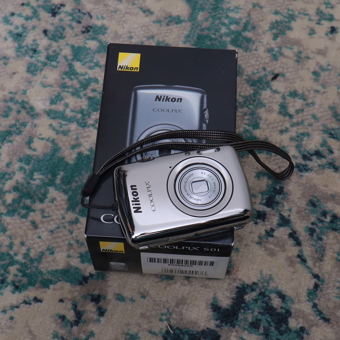 Nikon 니콘 쿨픽스 s01 coolpix s01 실버 빈티지 디카 상품이미지1