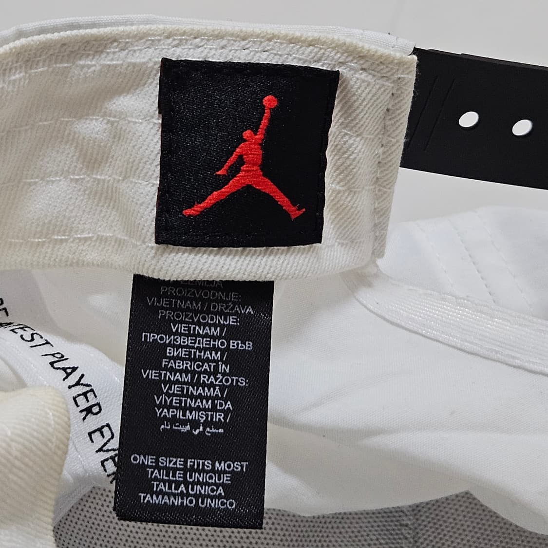 나이키 조던 점프맨 화이트 블랙 볼캡 상품이미지4