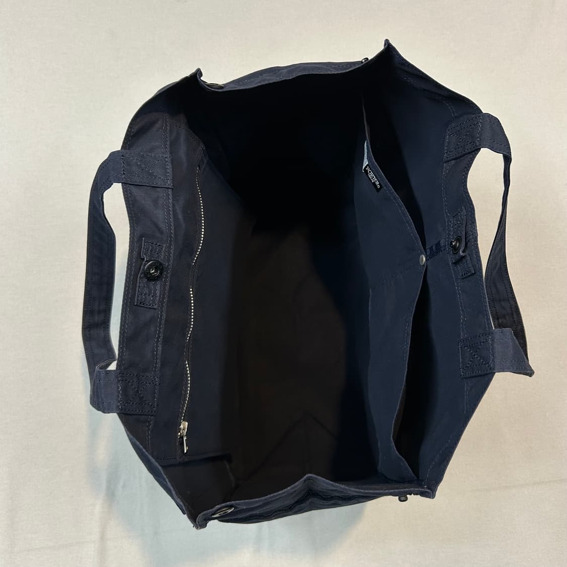 요시다 포터 큐브 립스탑 네이비 숄더백 토트백 상품이미지8