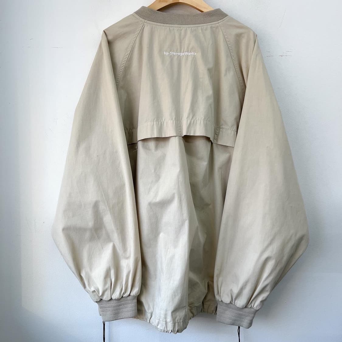 오클리 O로고 오버사이즈 베이지 풀오버 코튼 웜업 상품이미지7