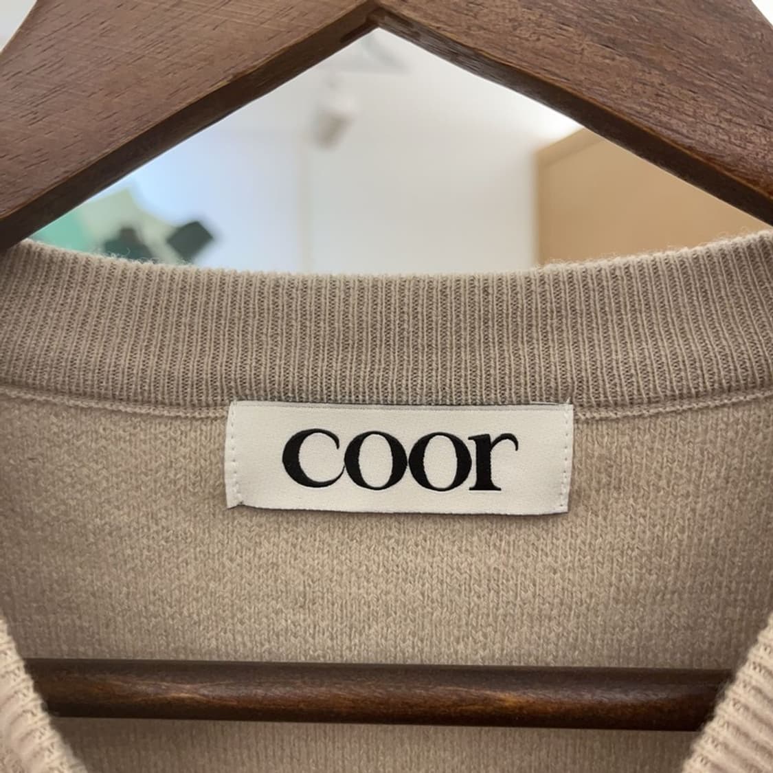 쿠어 빈티지 모던 캐주얼 베이직 니트 95 C08610 상품이미지5