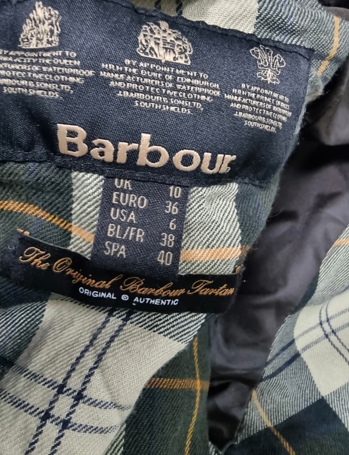 바버 왁스 자켓 올리브 그린 상품이미지5