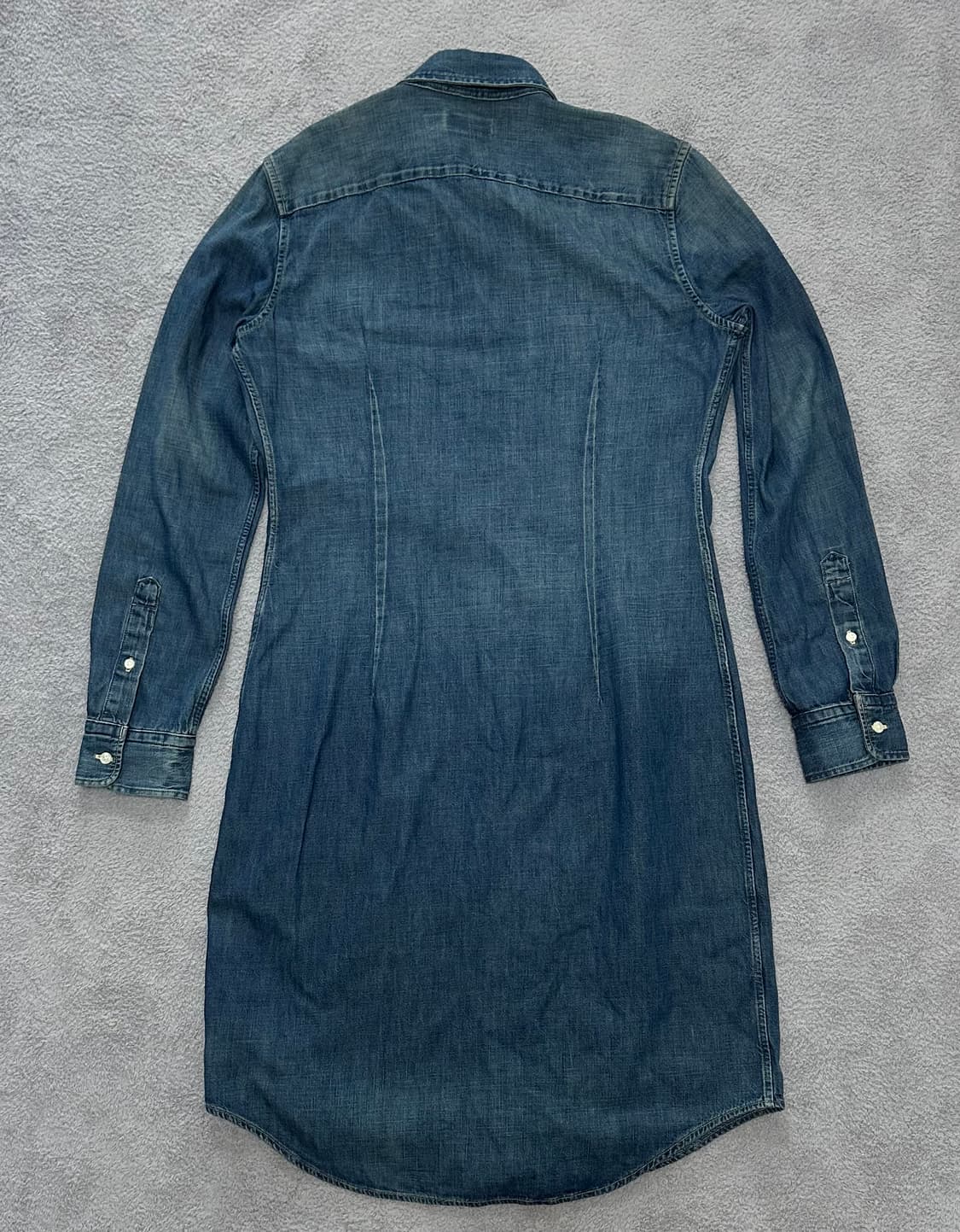 “Polo Ralph Lauren 빈티지 워싱 데님 셔츠 원피스 / M  상품이미지2