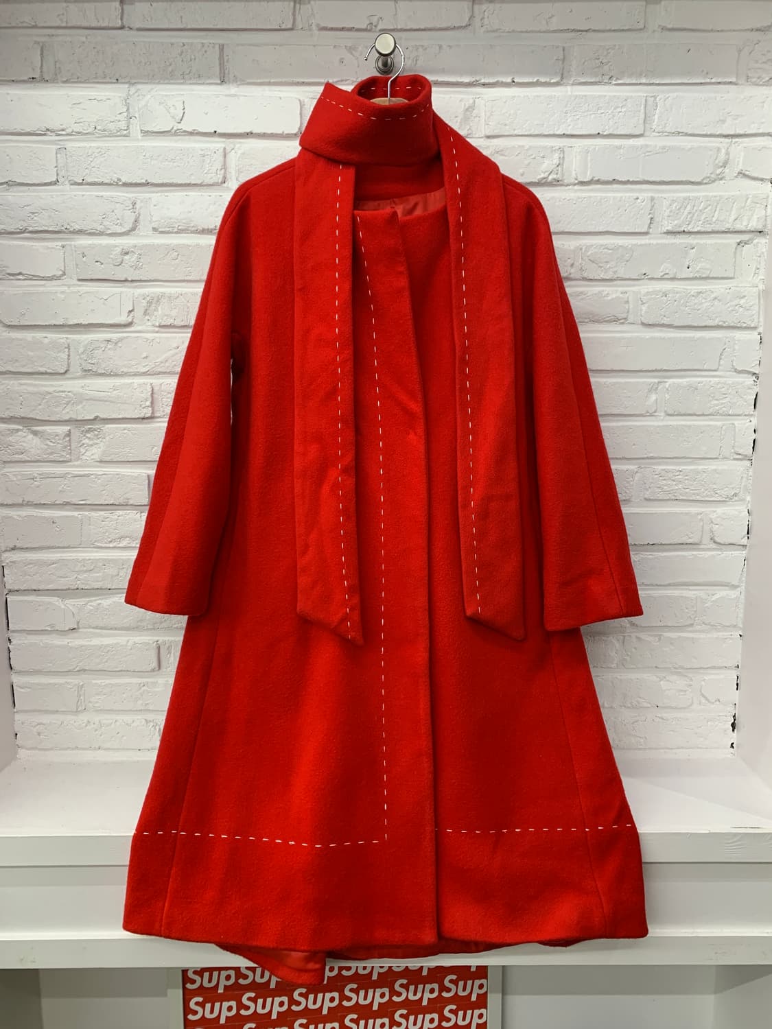 레드 칼라리스 롱코트 상품이미지5