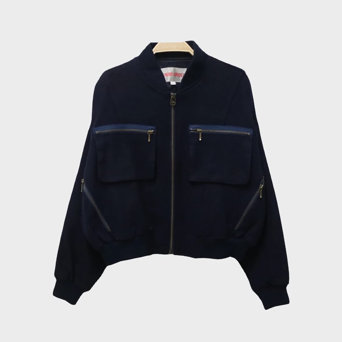 CLAUDE CROSS 크롭 블루종 64090 상품이미지1