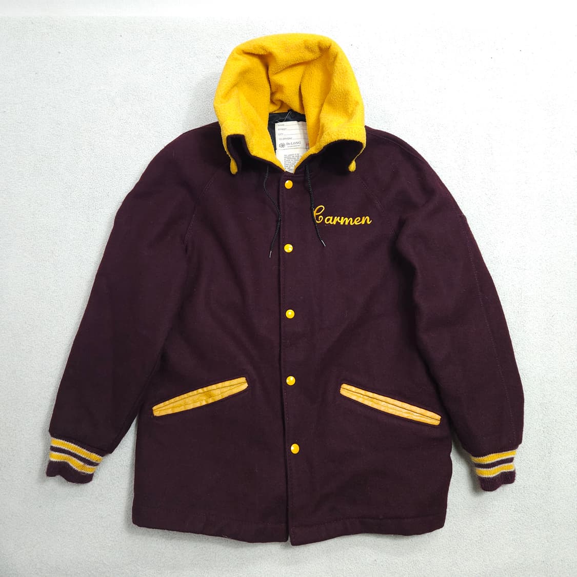 80s Delong 바시티 자켓 Made in USA 상품이미지2