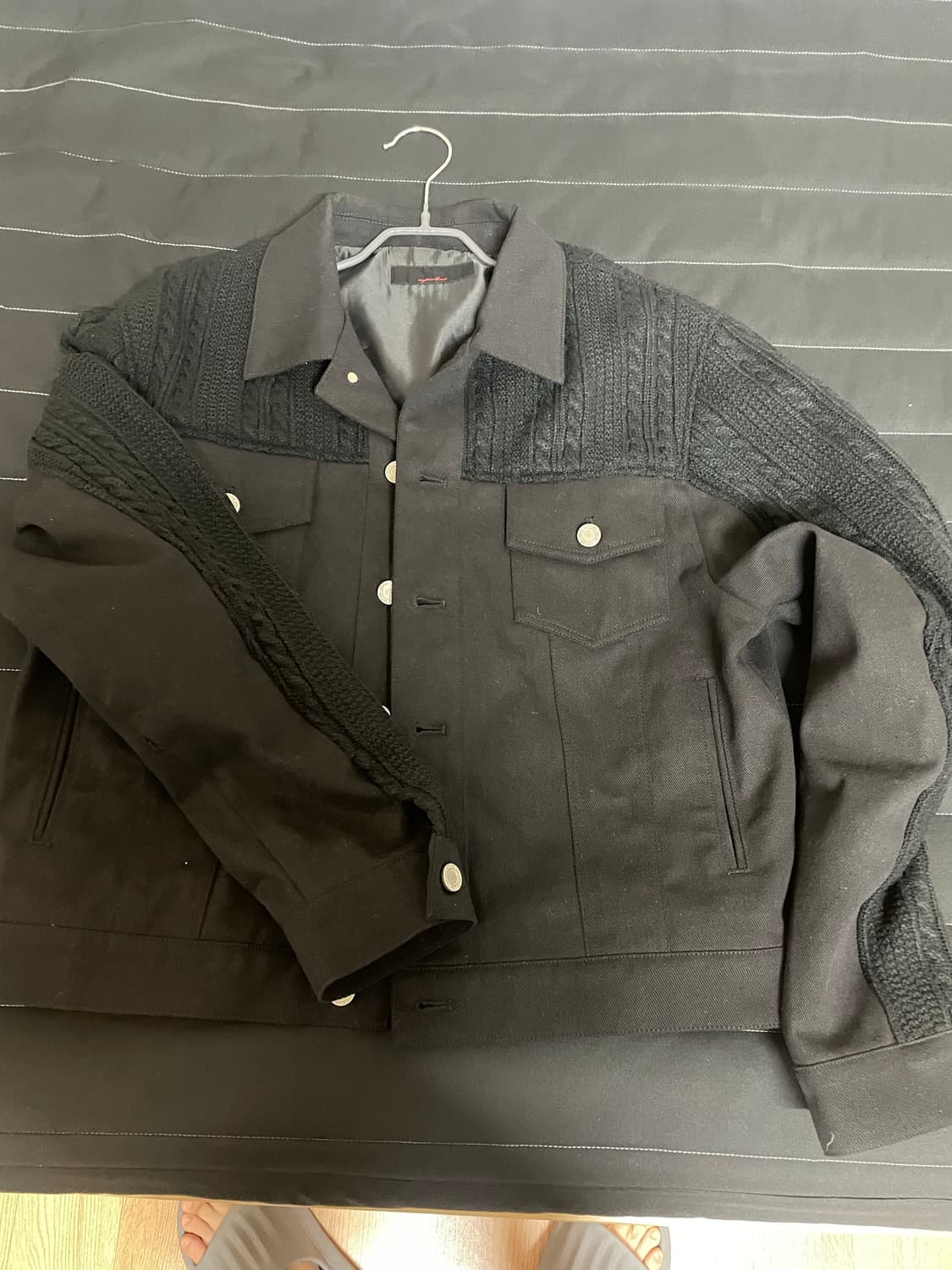 애니타임로릭 Zinnia Mix Jacket-black(RENEWAL) 상품이미지3