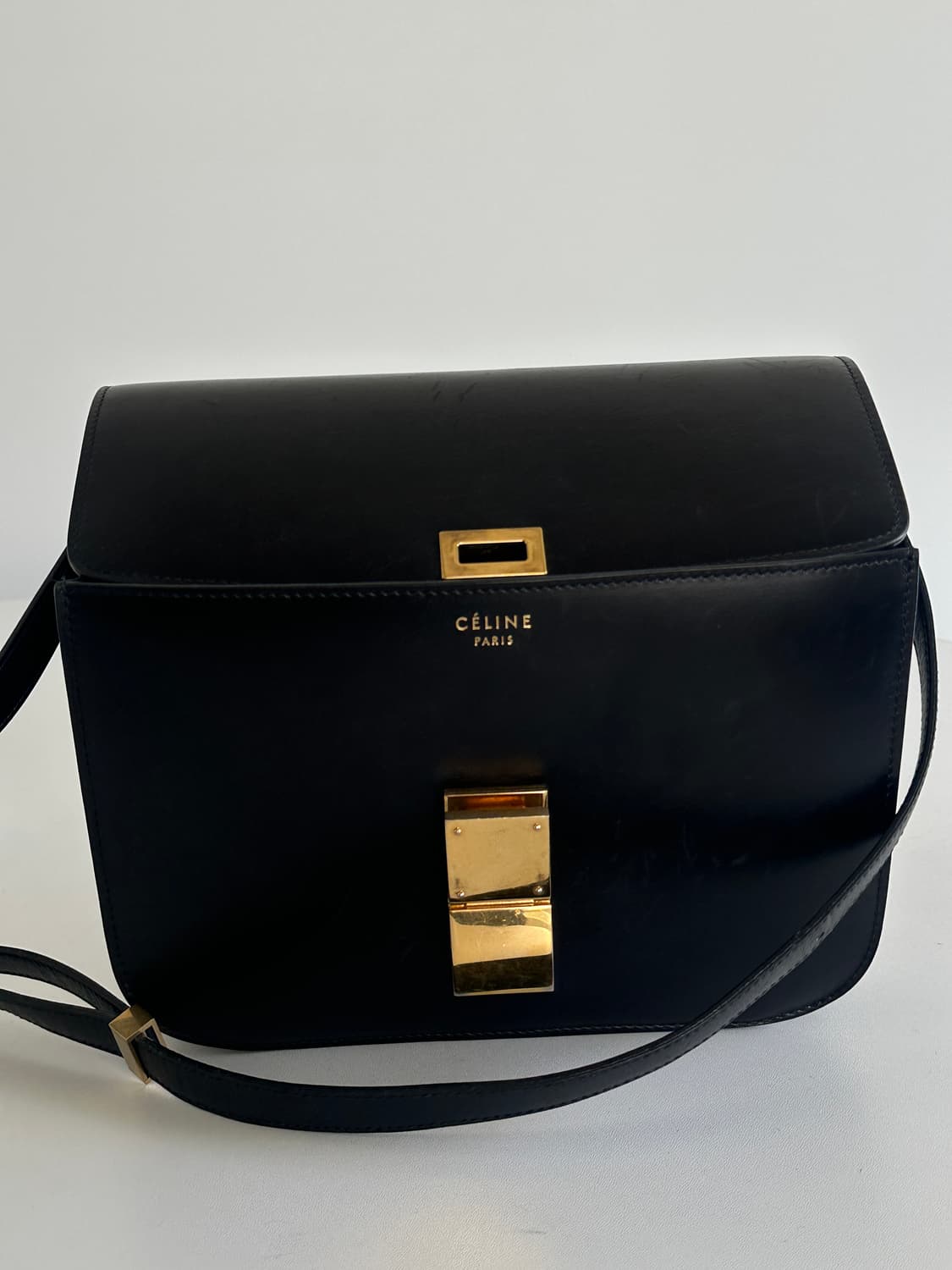 셀린느 클래식 박스백 미디움 블랙 상품이미지3