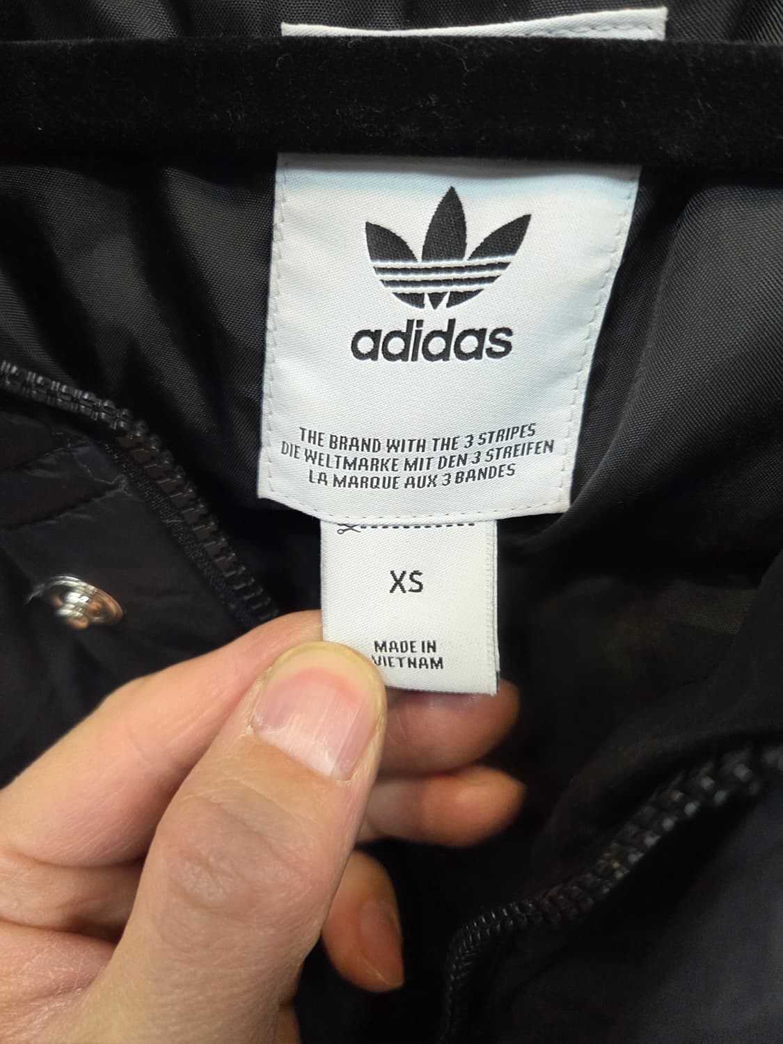 아디다스 삼선 덕다운 롱패딩 xs 85 상품이미지3