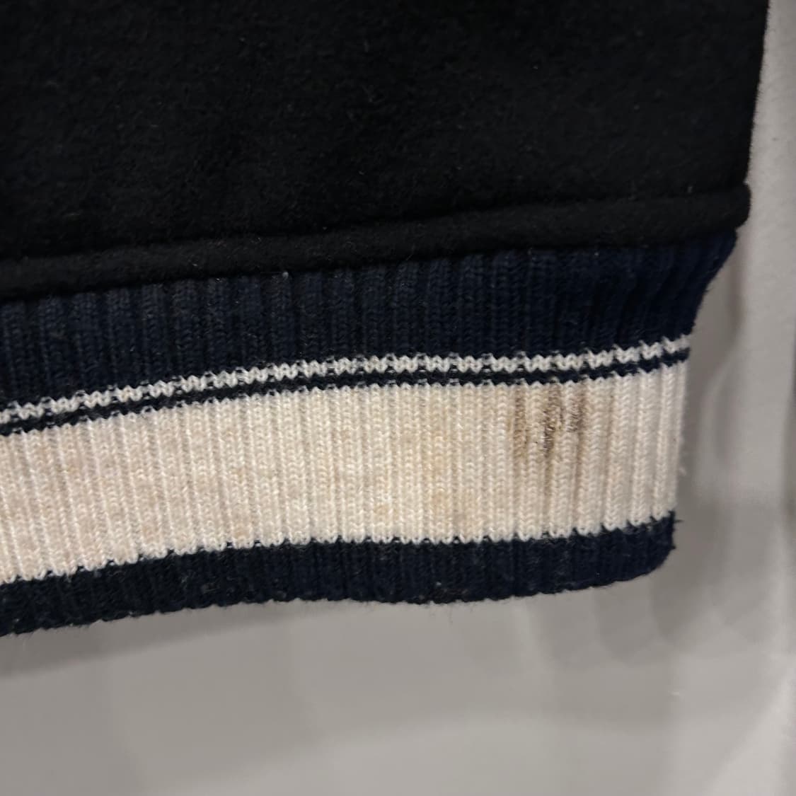 LIFUL 카우레더 바시티 스타디움 자켓 상품이미지6