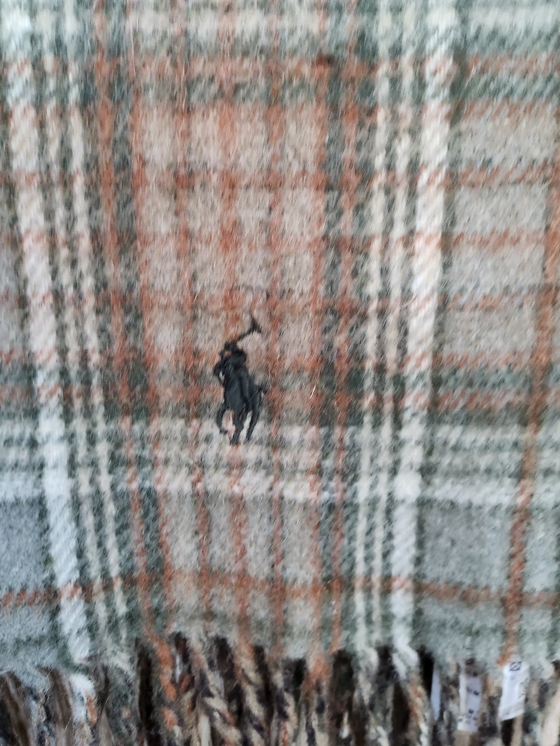 폴로 랄프로렌 체크 목도리 상품이미지2