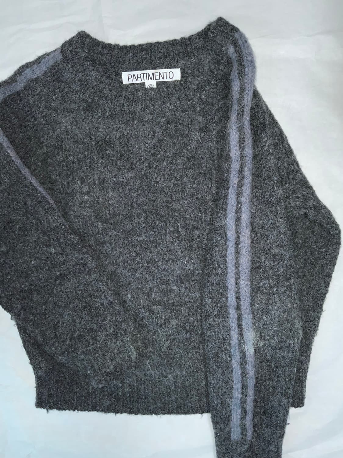 파르티멘토 니트 스웨터 차콜 상품이미지4