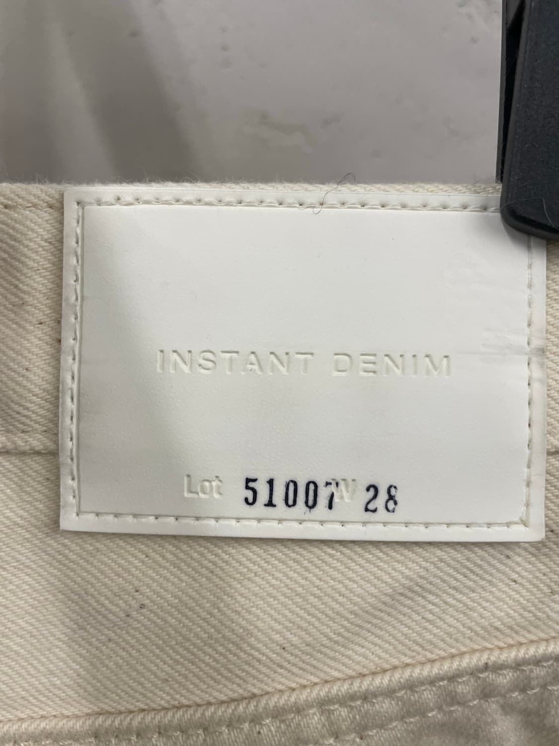 브랜디드 히시토모 캐주얼 크림진 데님 28 상품이미지8