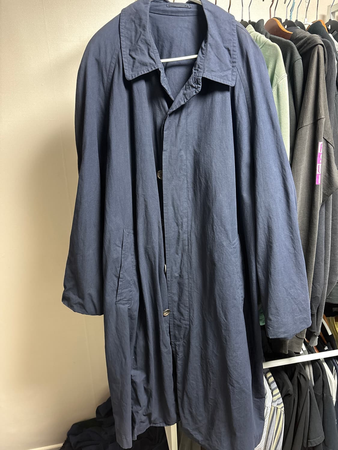 꼼데가르송 옴므 코트 네이비 m 상품이미지1