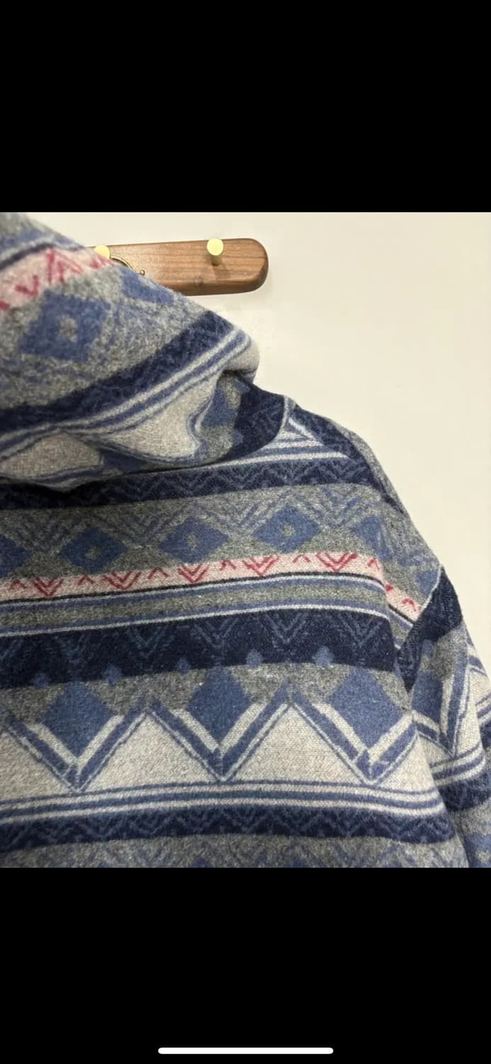 JPN 빈티지 울 패턴 버튼 에닉스 자켓 H2237 상품이미지6