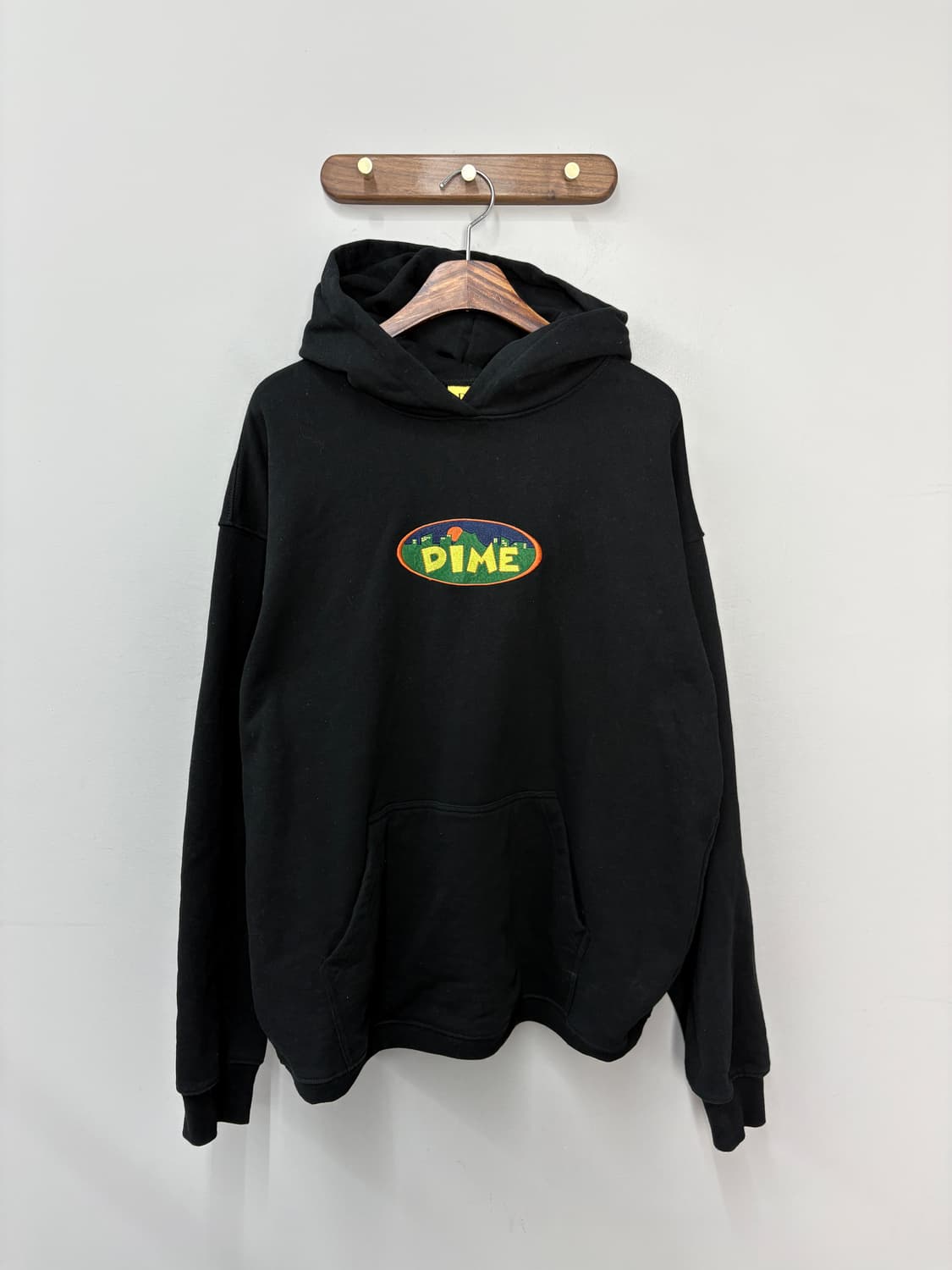 다임 빌르 후디 블랙 A3691 상품이미지2