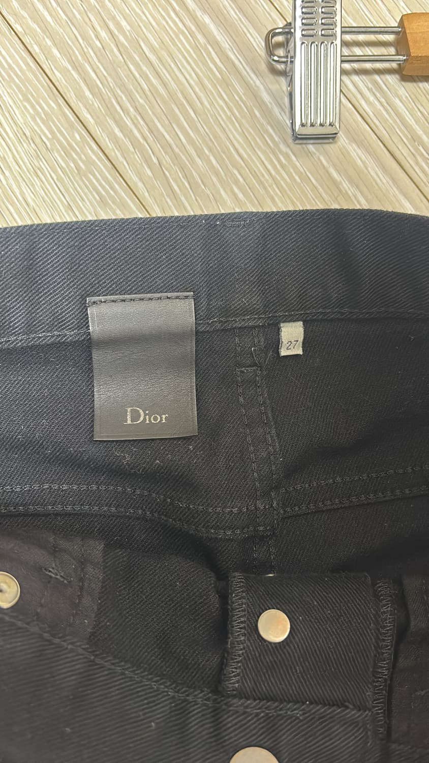 디올옴므 토루카메이 패치 데님진 27사이즈 상품이미지4