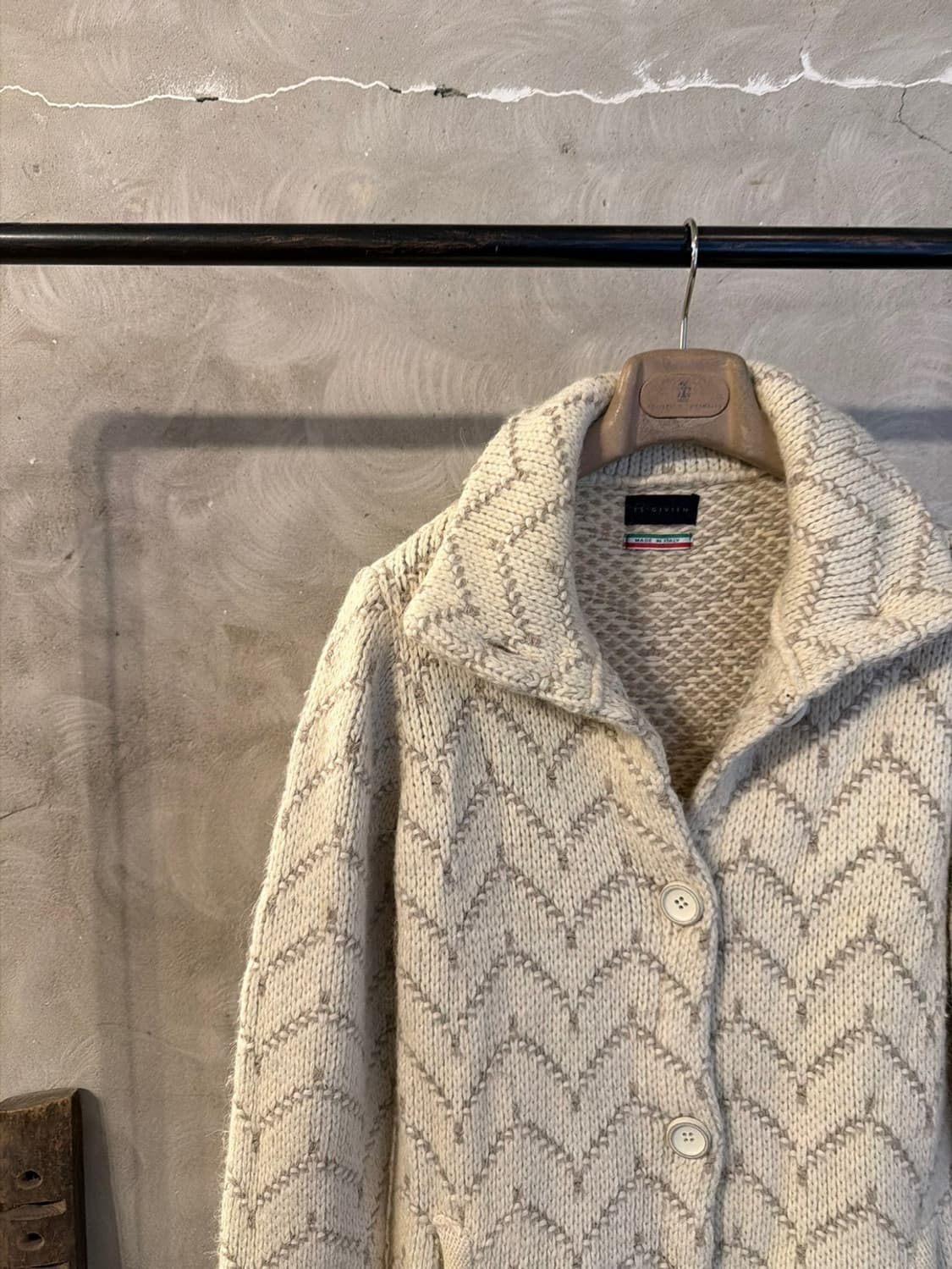 에스 기비엔 알파카 가디건 55~66 상품이미지2