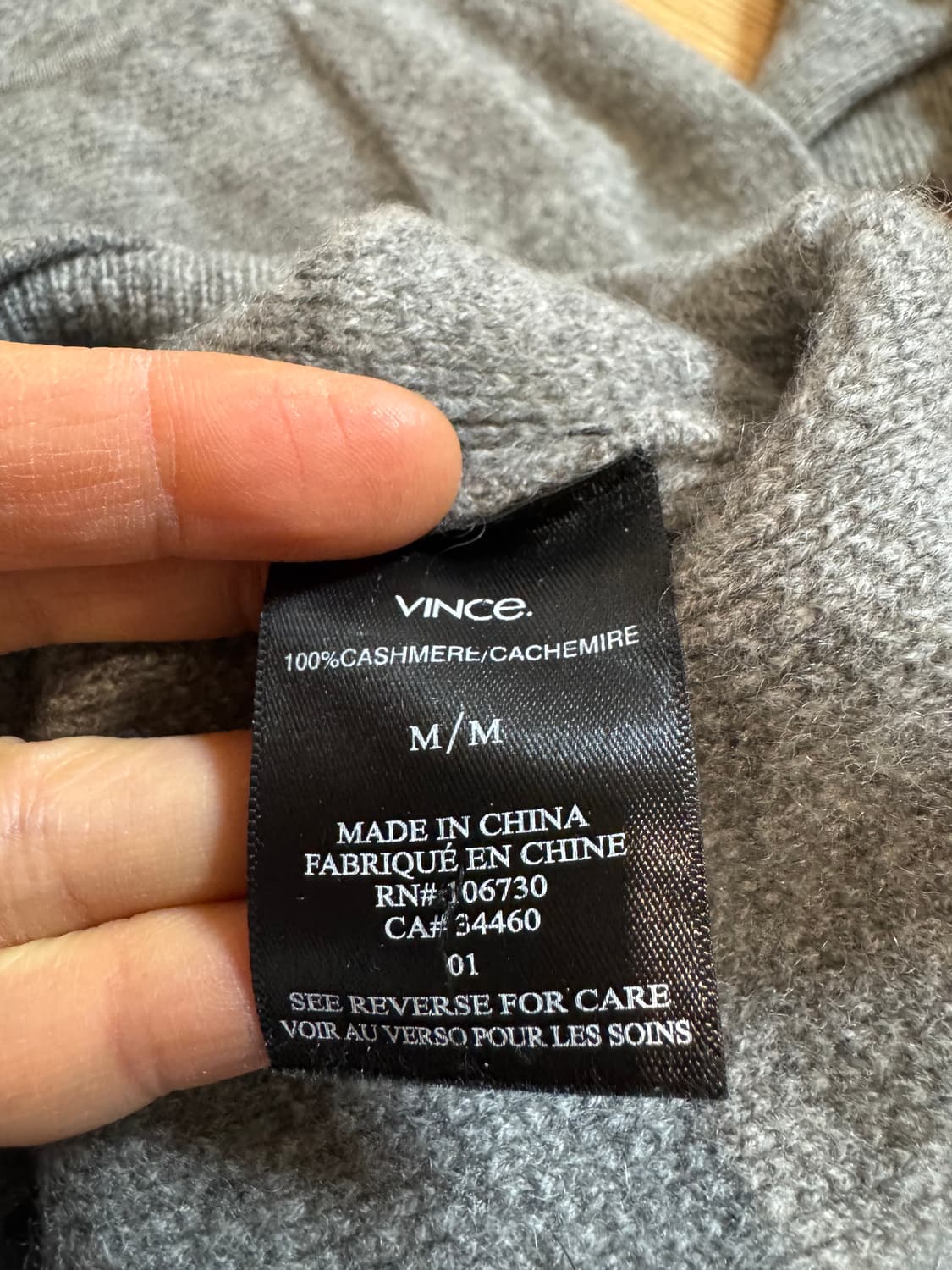 Vince 빈스 캐시미어100 남성 니트 상품이미지6