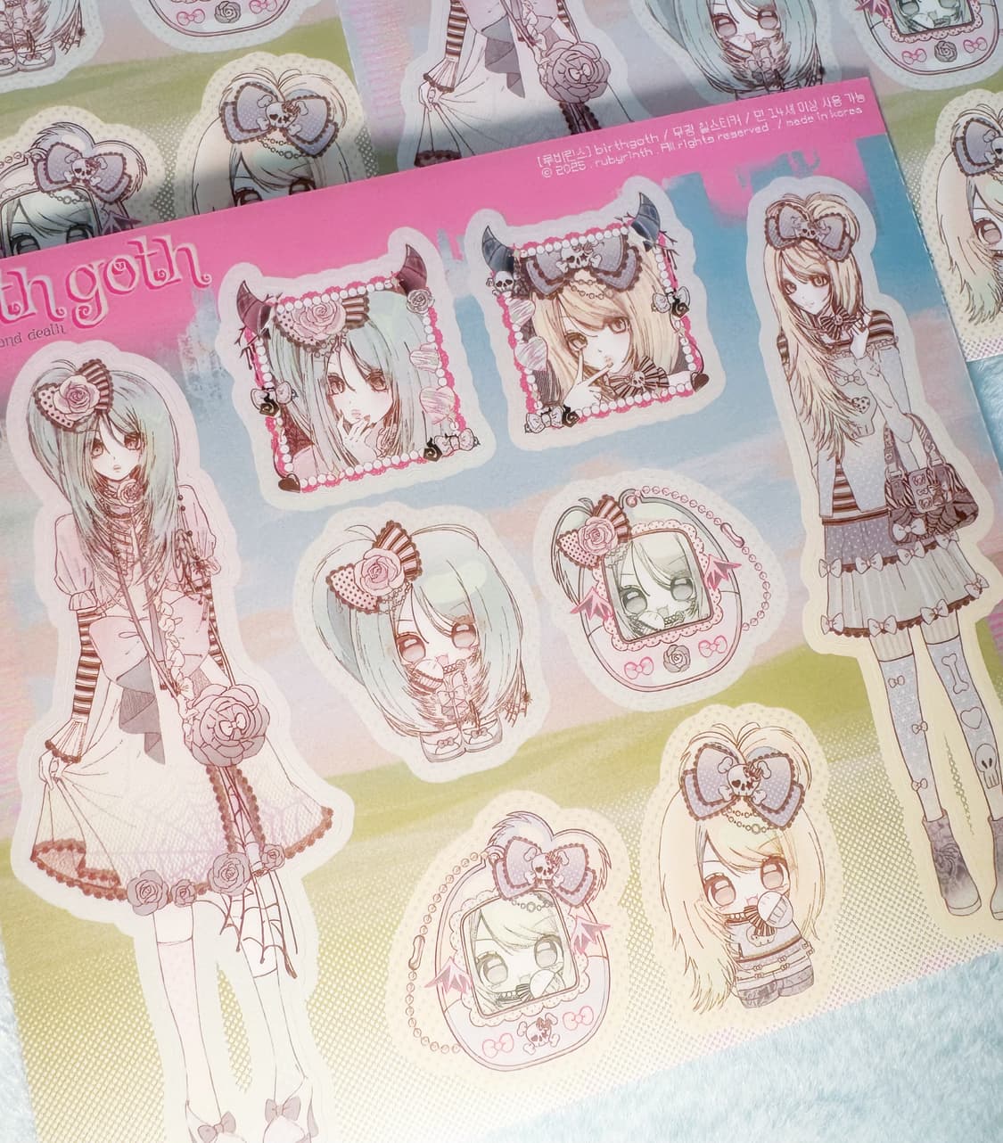 birth goth sticker 상품이미지2