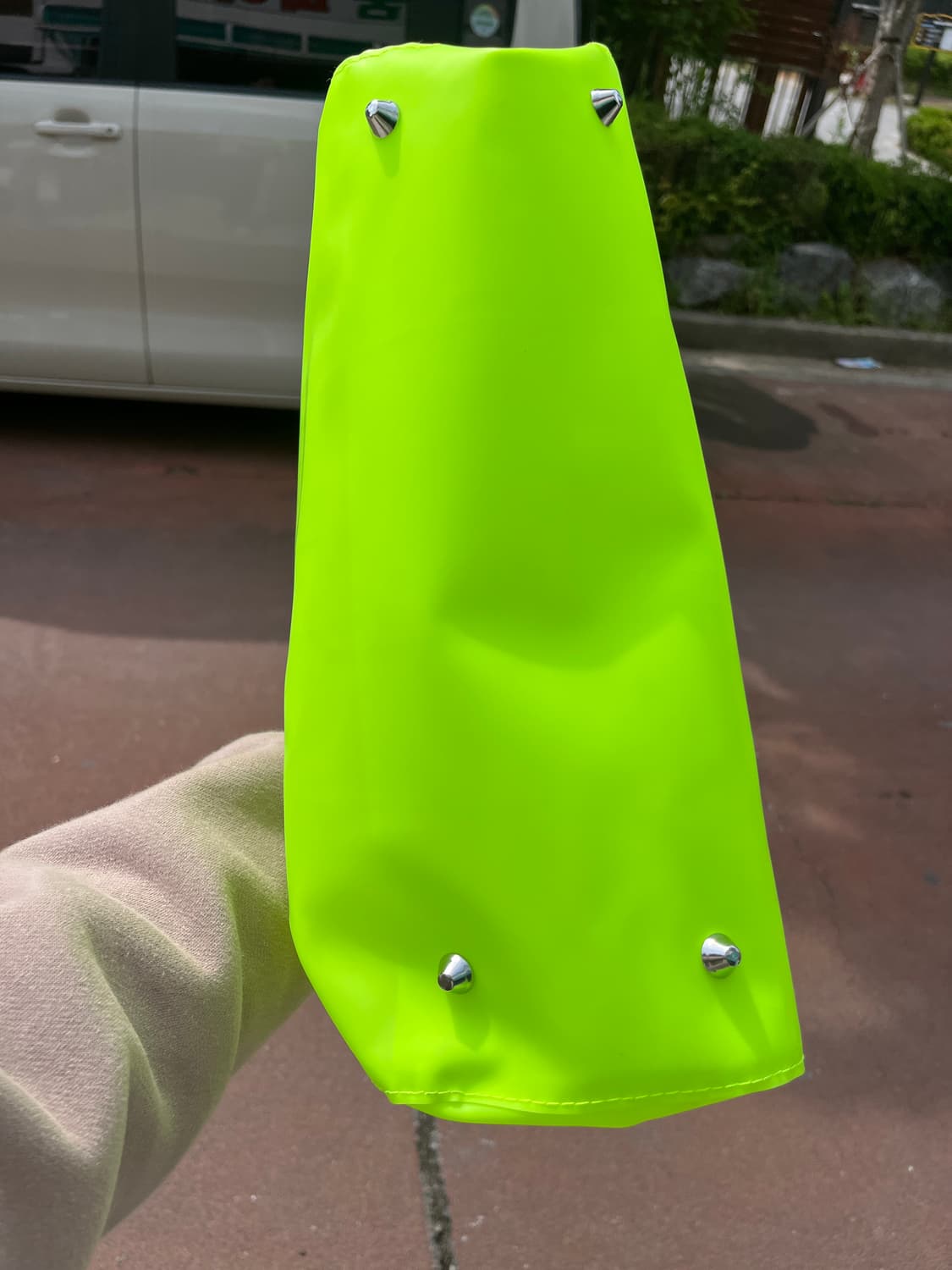 형광초록(형광노랑같기도한) 젤리버킨 🎸 상품이미지4