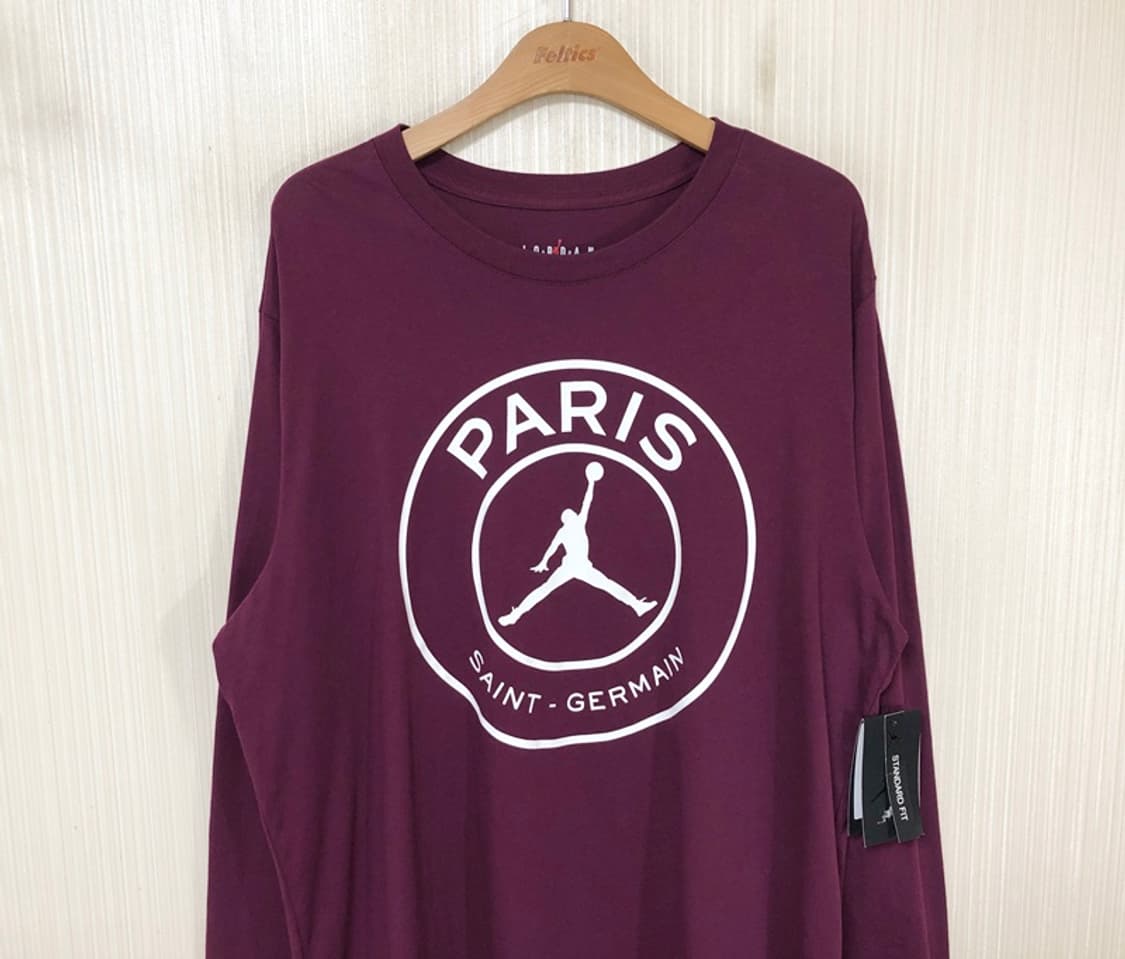 나이키조던X파리생제르맹 빅로고 롱슬리브티셔츠 XL(110) 상품이미지2