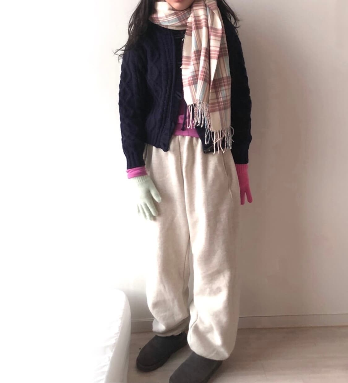 더플 니트 가디건  상품이미지2