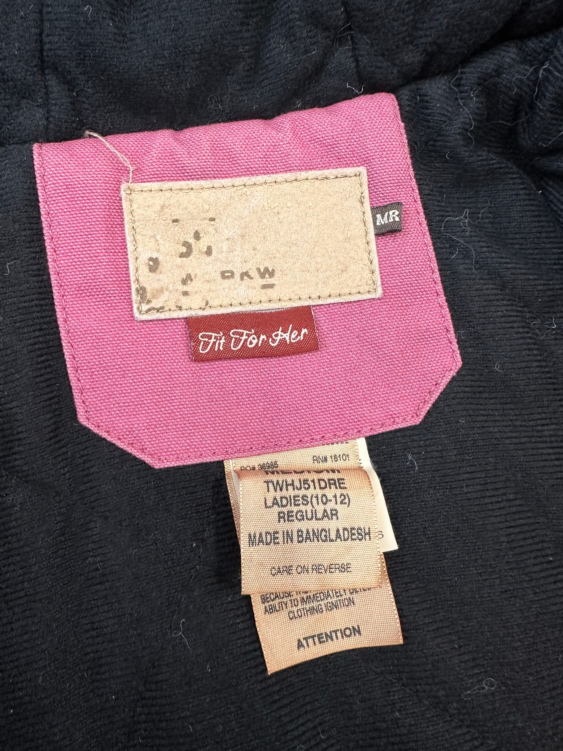 (M)USA 워크웨어 슈미트 액티브 자켓 핑크 상품이미지6