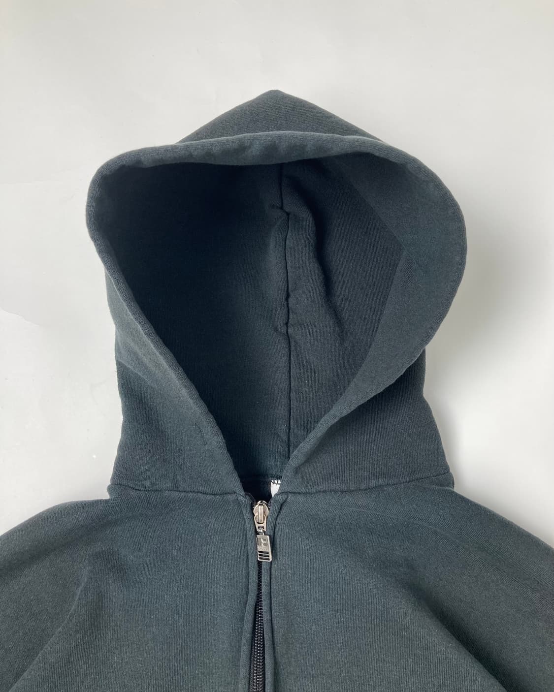 90s Russell Zip Up Hoodie (black) 상품이미지6