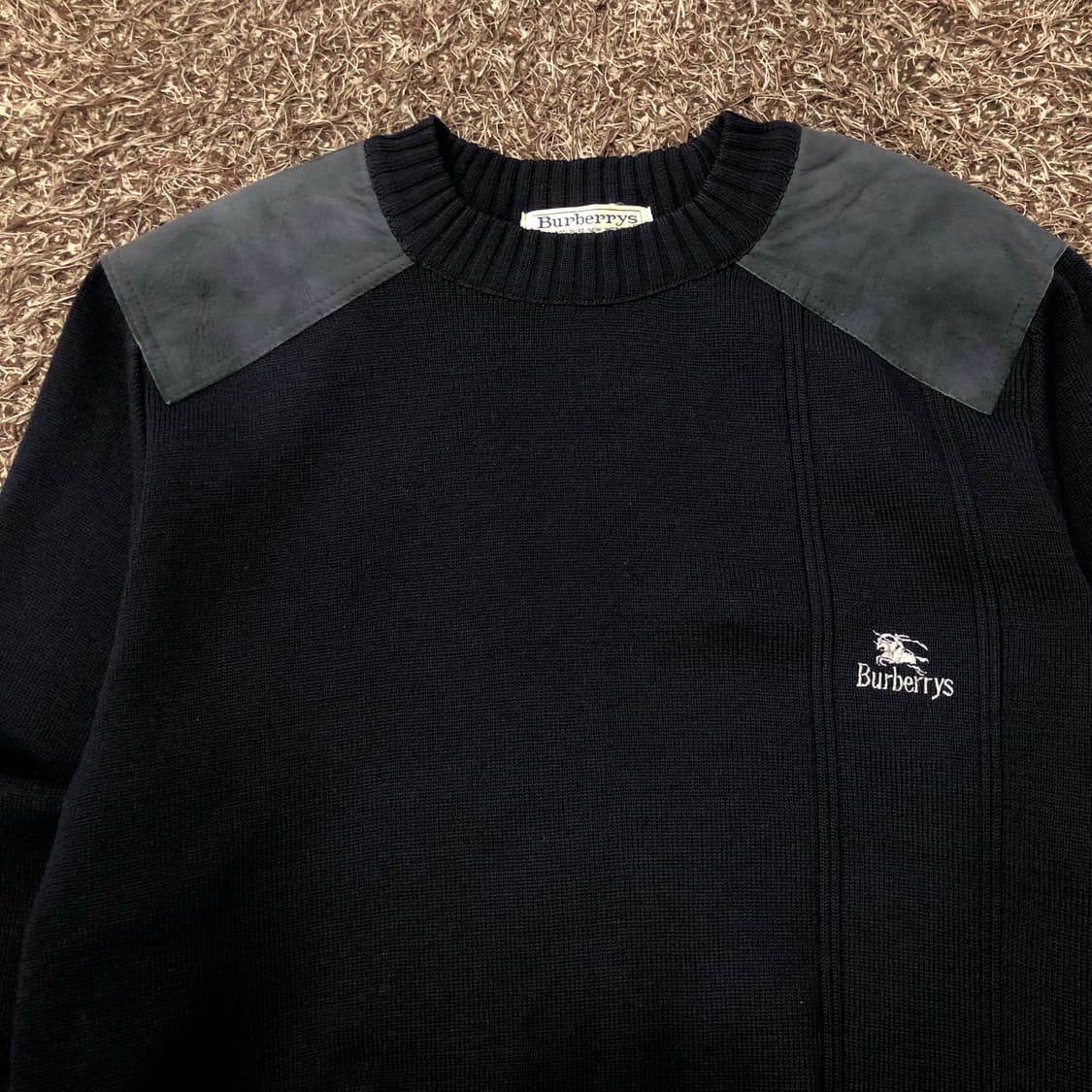 버버리 코만도 울 엘보우 패치 니트 상품이미지2