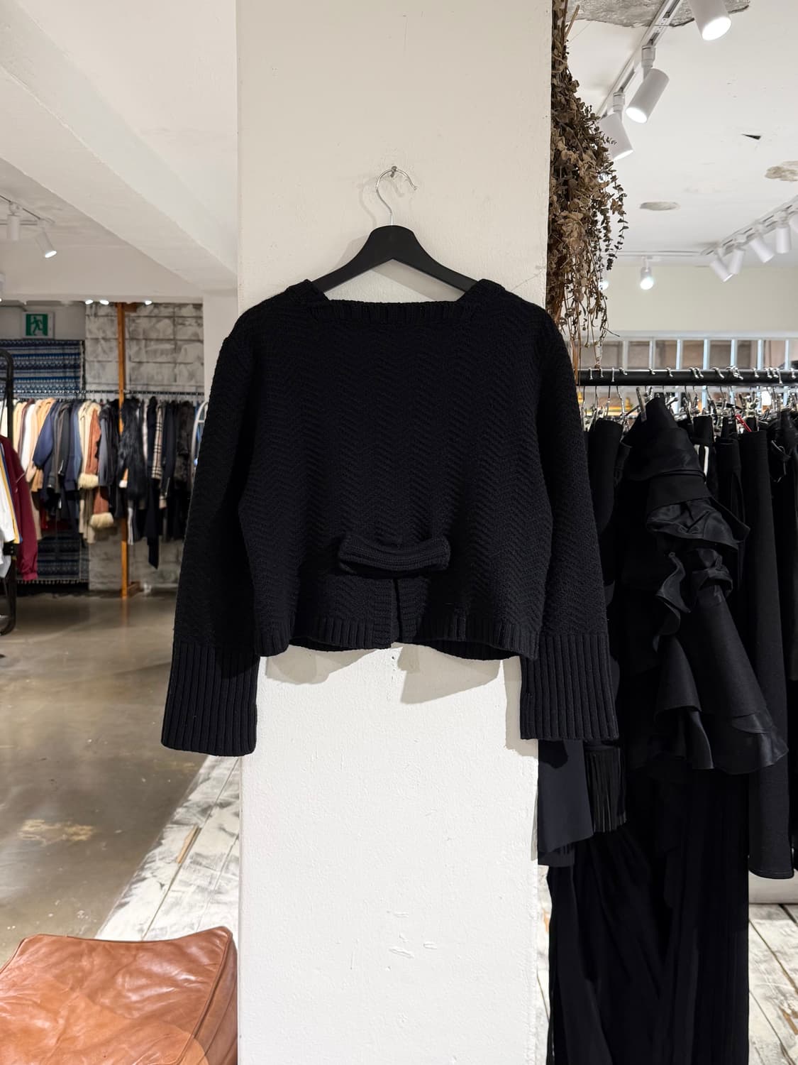 씨 바이 끌로에 블랙 라나울 블렌드 니트 가디건 상품이미지6