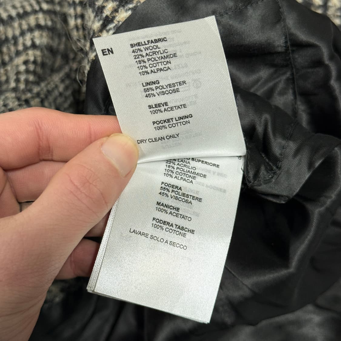 마르코 폴로 울 & 알파카 혼방 체크 롱 코드 상품이미지7