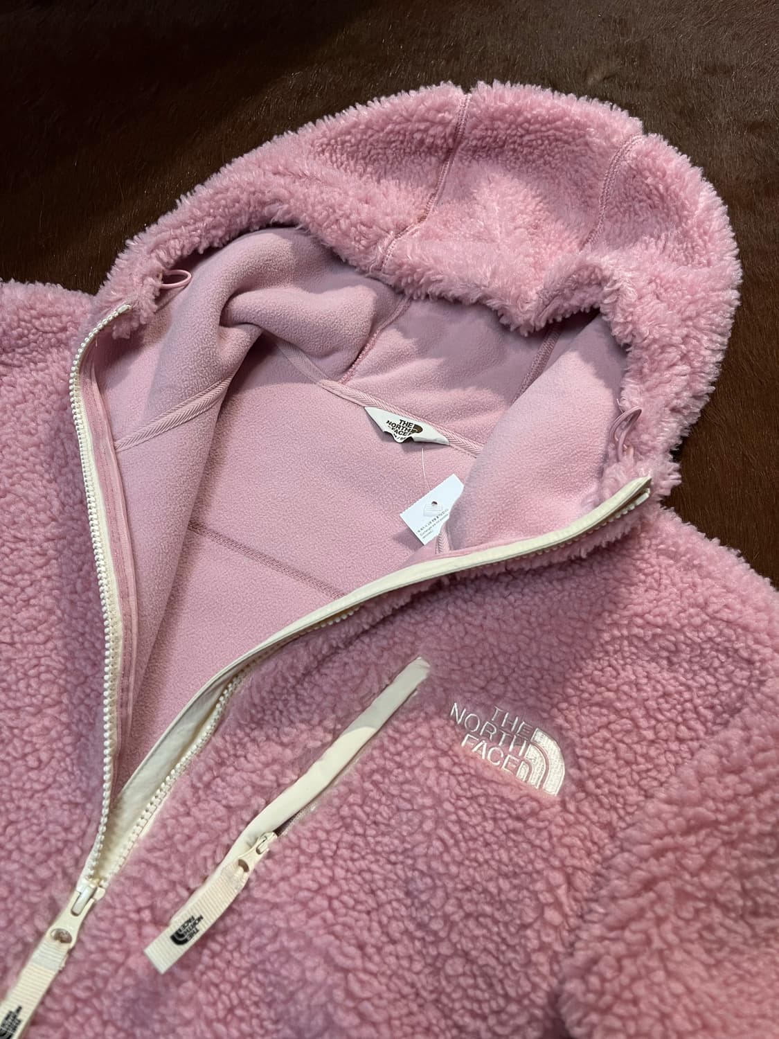 노스페이스 핑크 리모 플리스 자켓 상품이미지3
