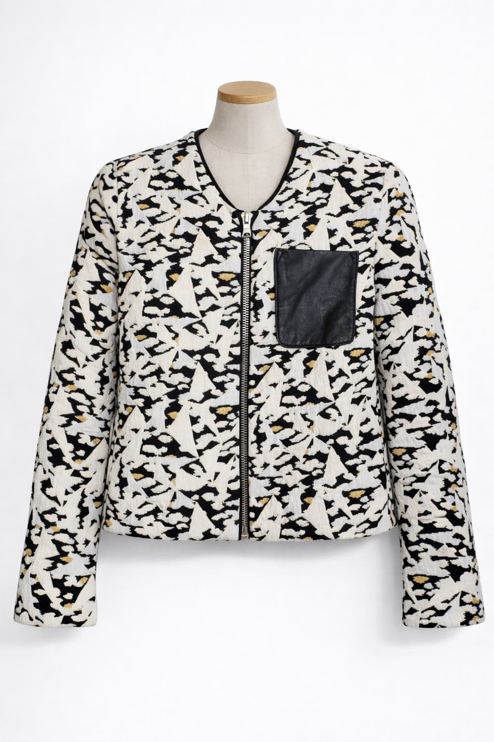 산드로 여성 패턴 자켓 36 상품이미지1