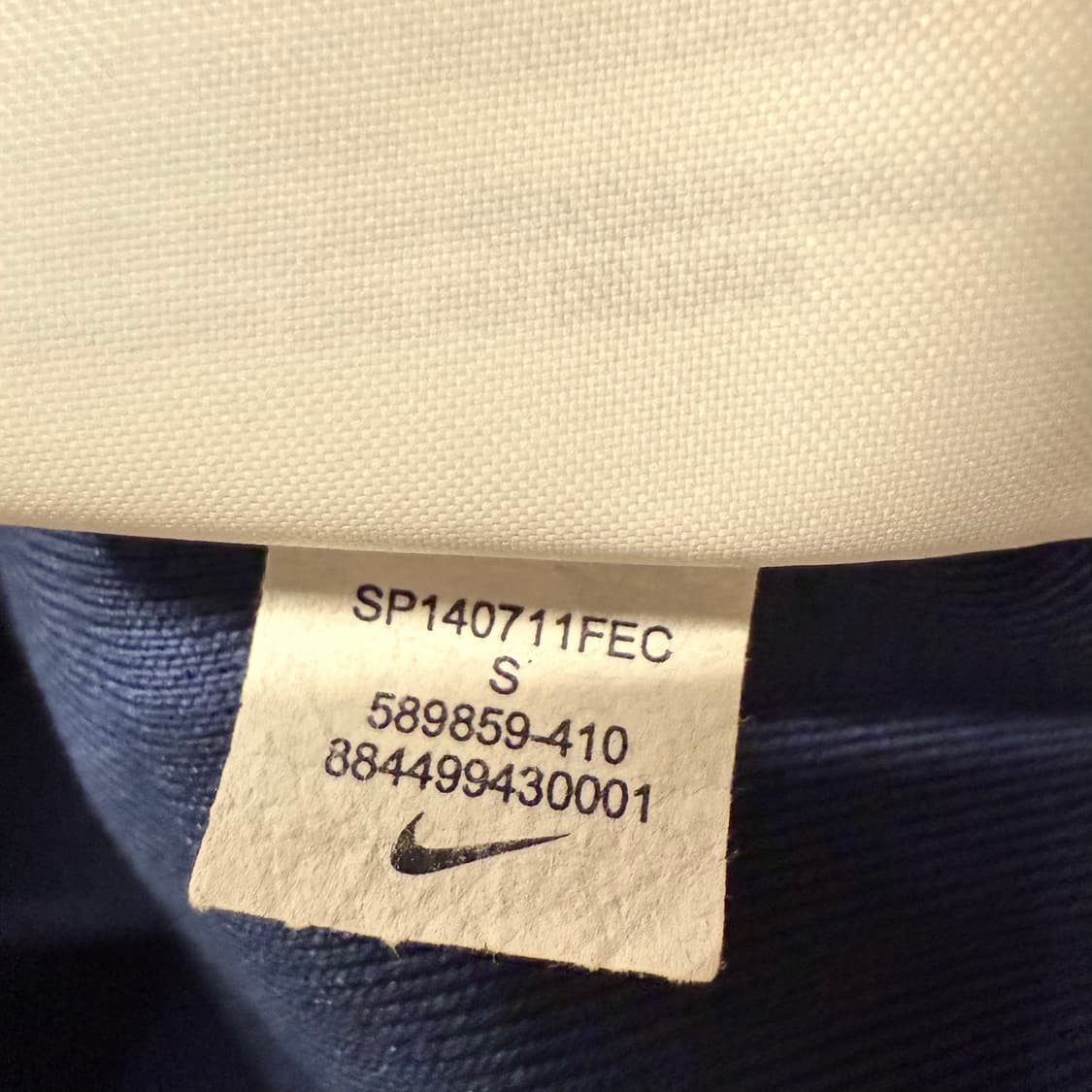 [정품/S] 나이키 프랑스 축구 국가대표팀 트랙탑 네이비 b10 상품이미지7