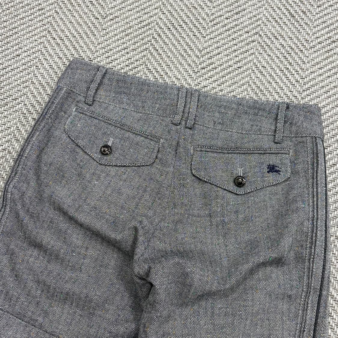 버버리 블루라벨 헤링본 울블렌드 쇼츠 v2725 상품이미지4