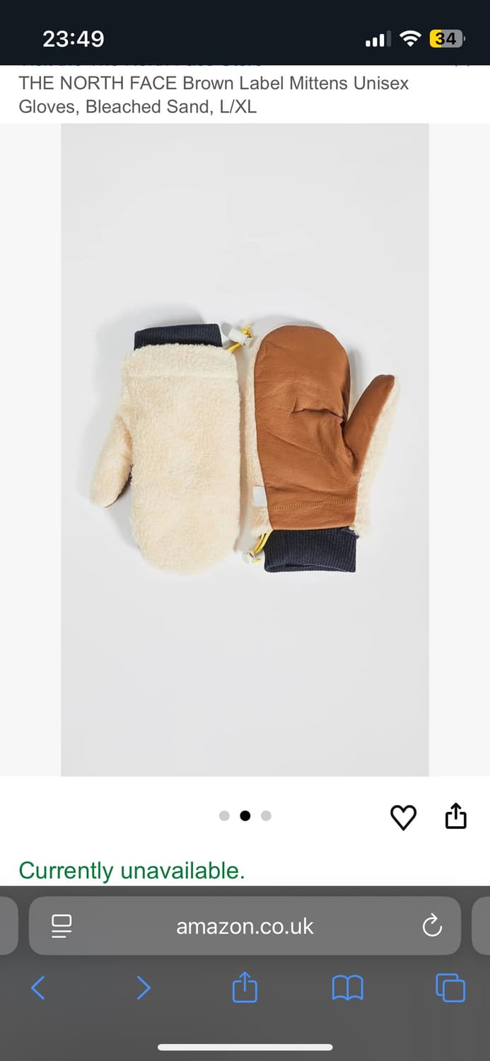 The North face brownlabel gloves노스페이스장갑 상품이미지5