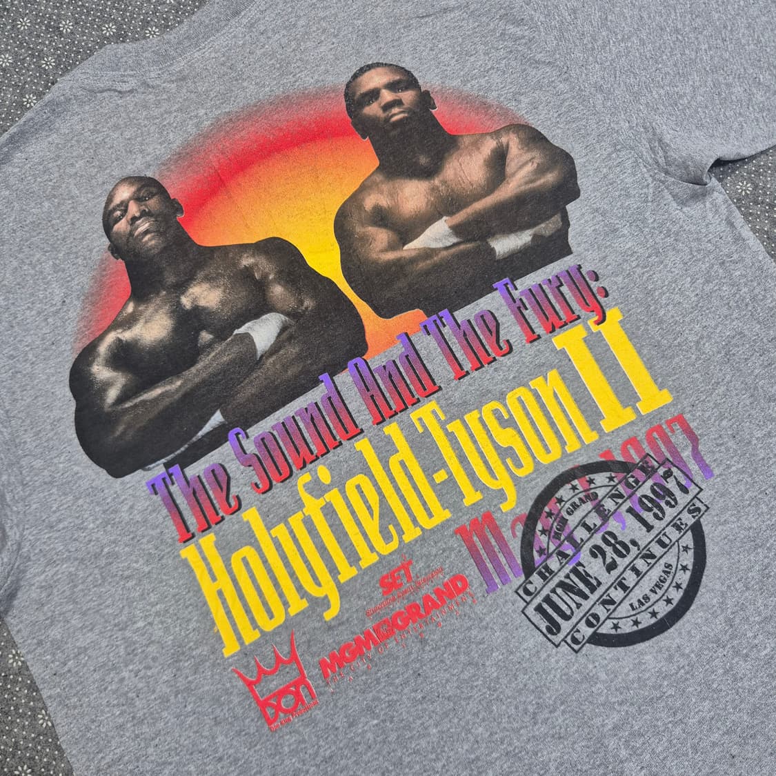 [L]90s US made 마이크타이슨vs홀리필드 -814 상품이미지2