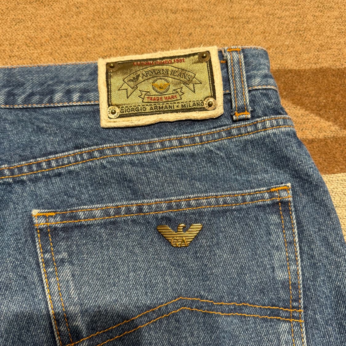 이태리 알마니 진스 Lot.8 데님 팬츠 35~36 상품이미지8