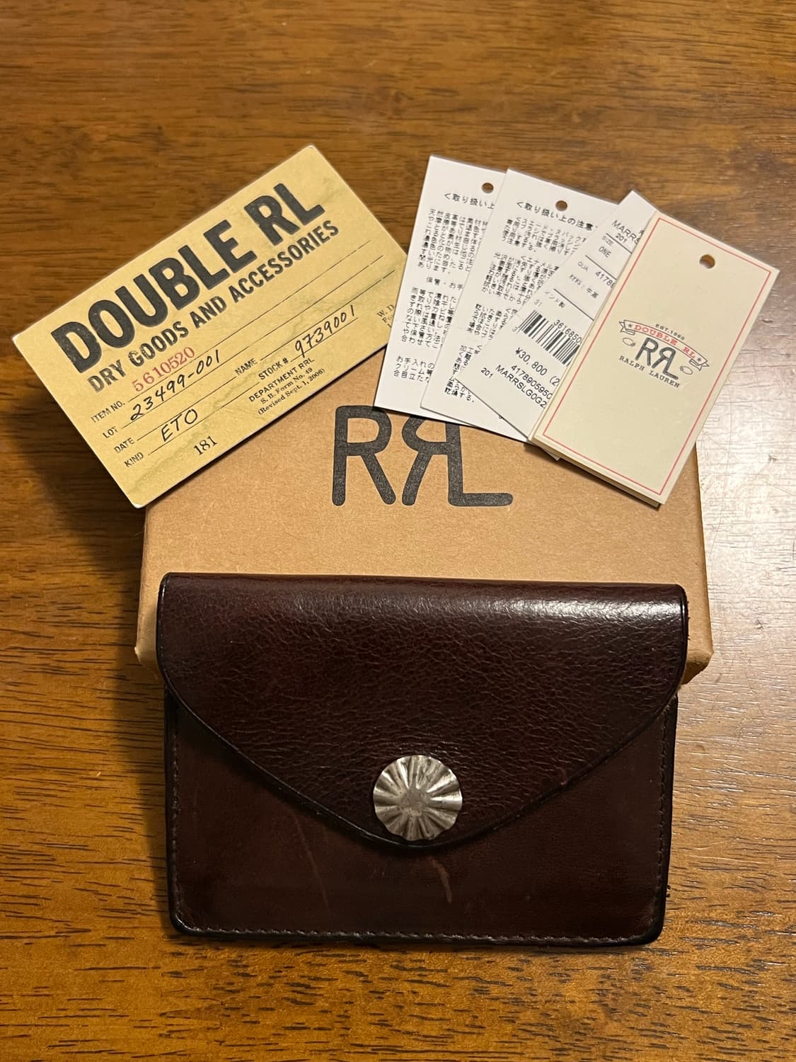 RRL 콘초 카드지갑 상품이미지1