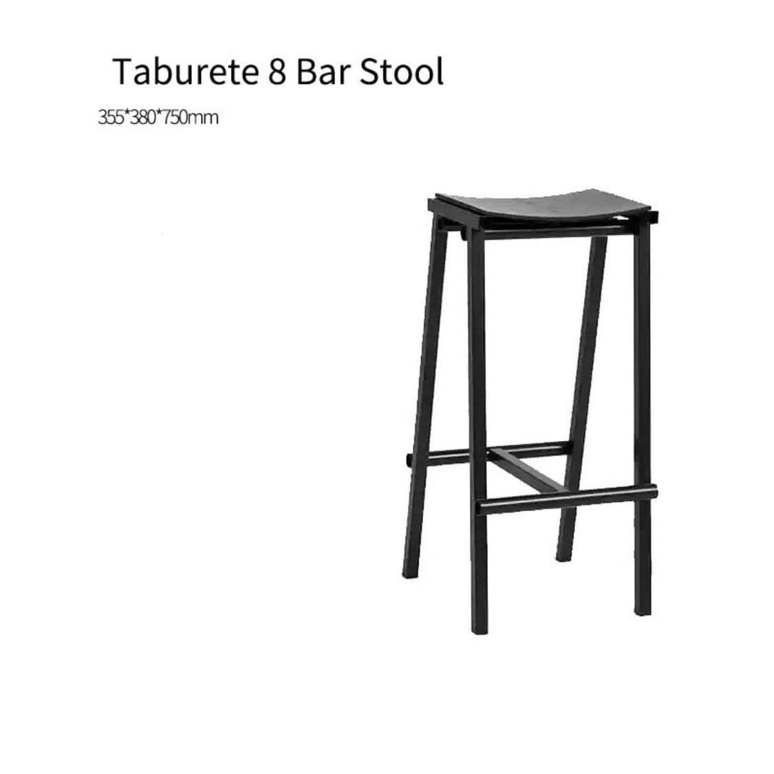 Taburete 8 바 스툴 의자 아일랜드 높은 원목의자 상품이미지3