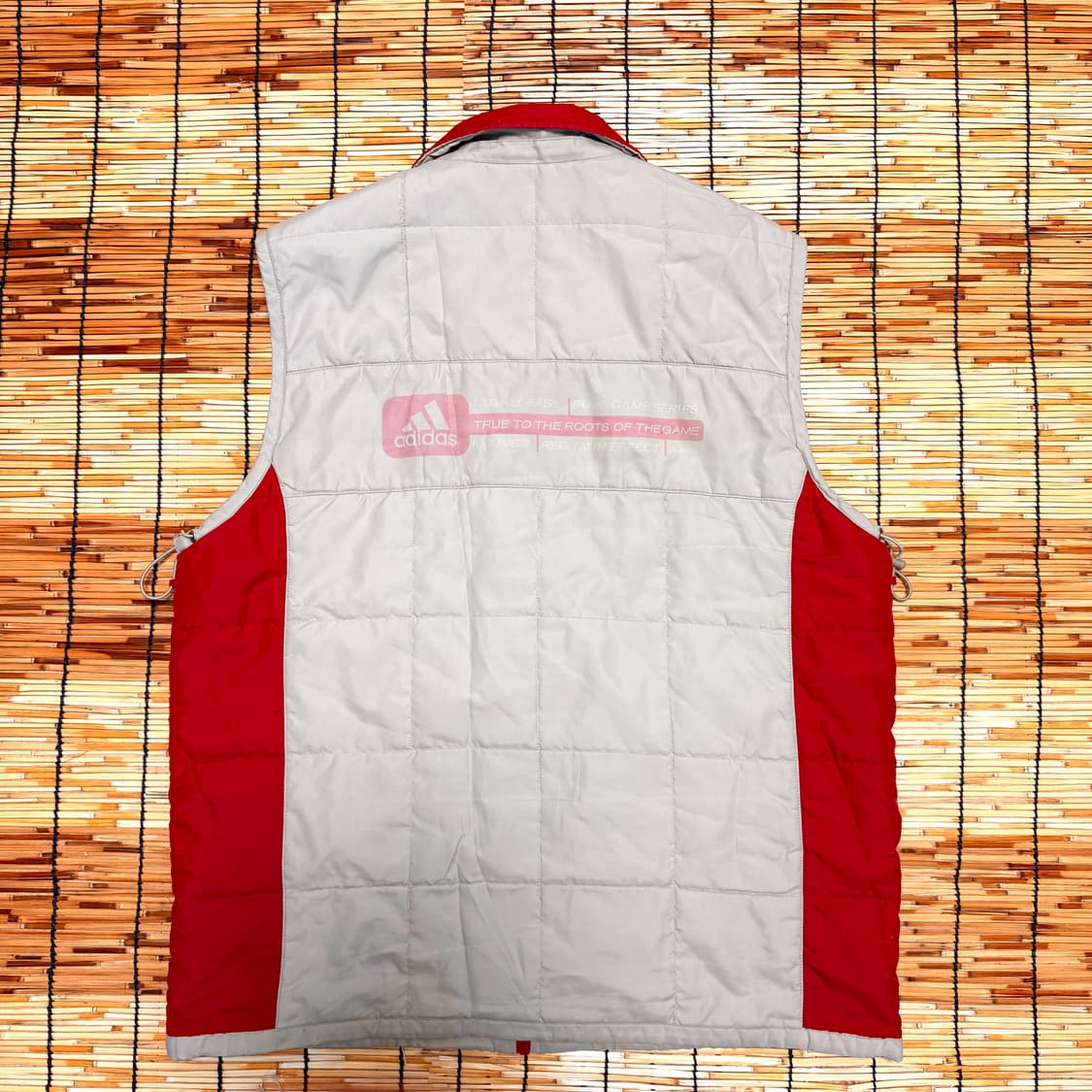90s 아디다스 아이보리 패딩 베스트 XL 상품이미지2