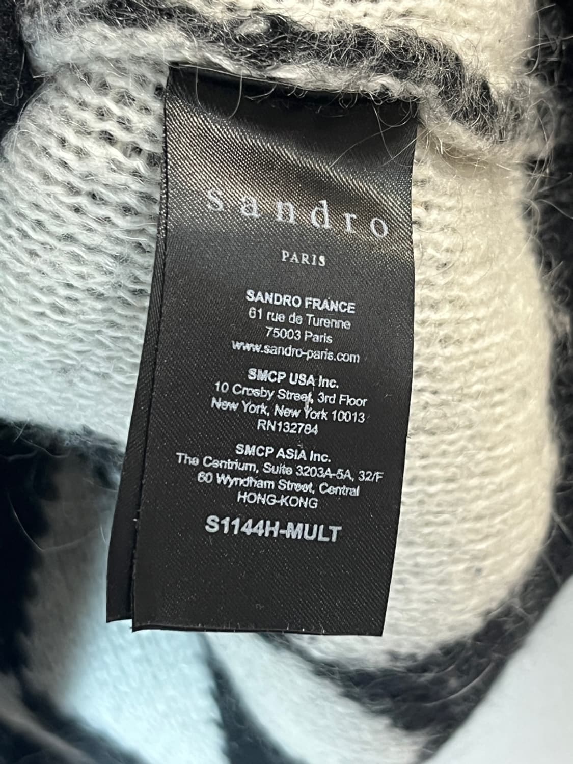 산드로 다이아몬드 스웨터 상품이미지6