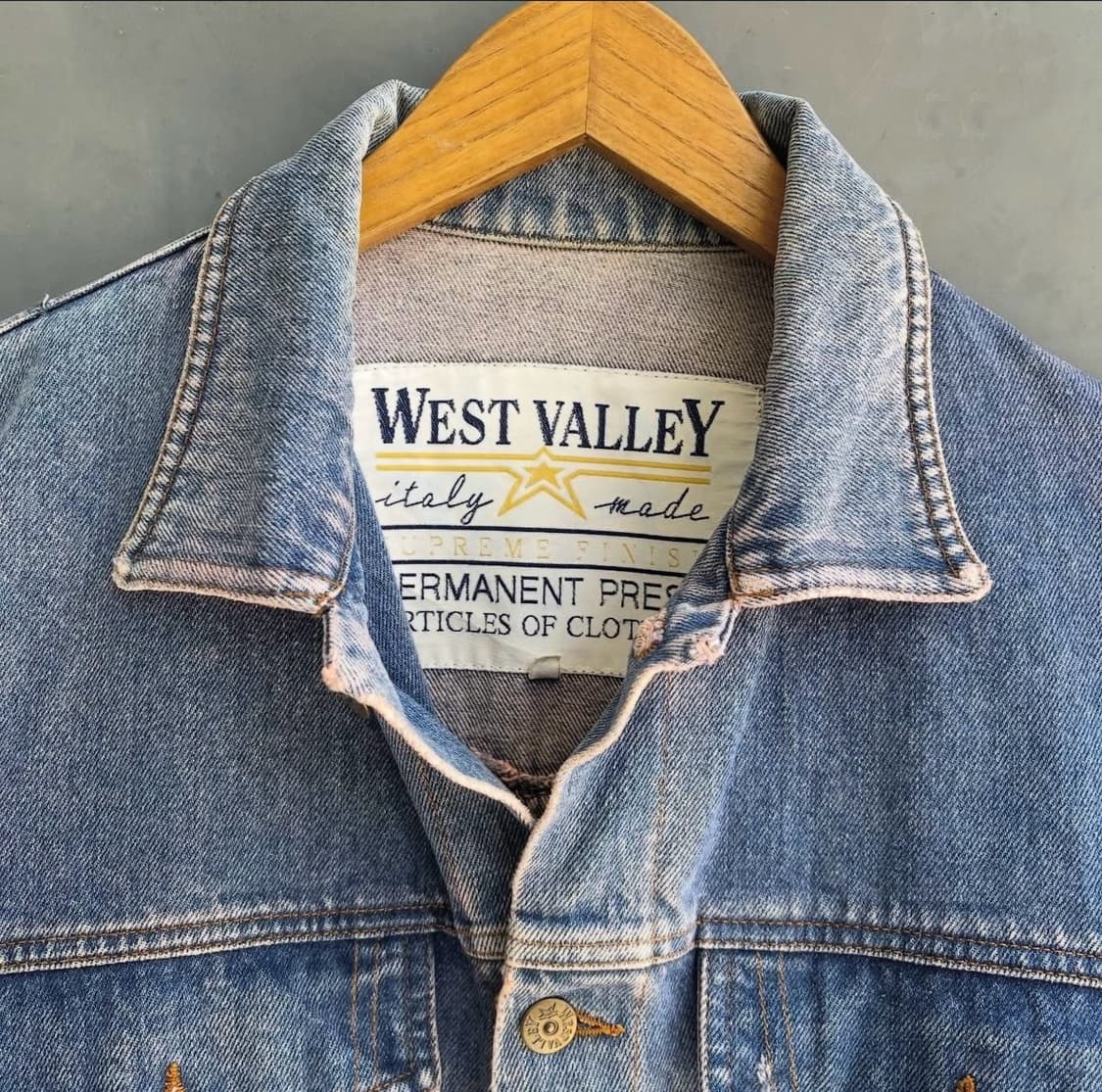 웨스트 밸리 데님 청자겟 Made In Italy 상품이미지2